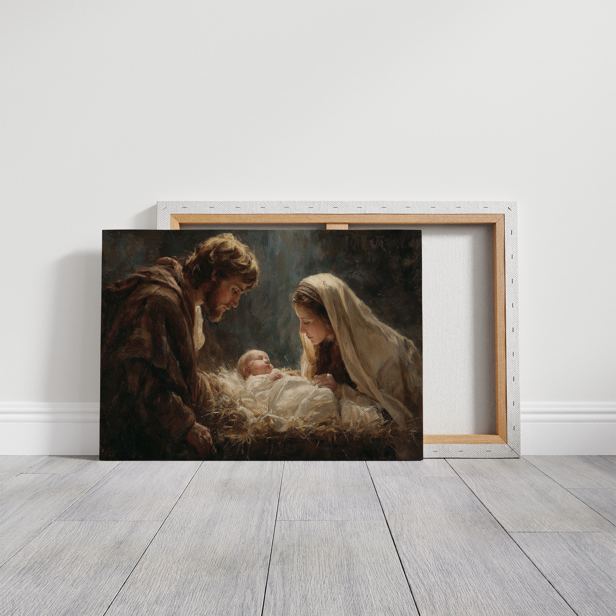 Sacred Light Fills Winter Night