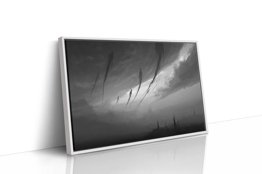 Giants Arrive Through Clouded Skies