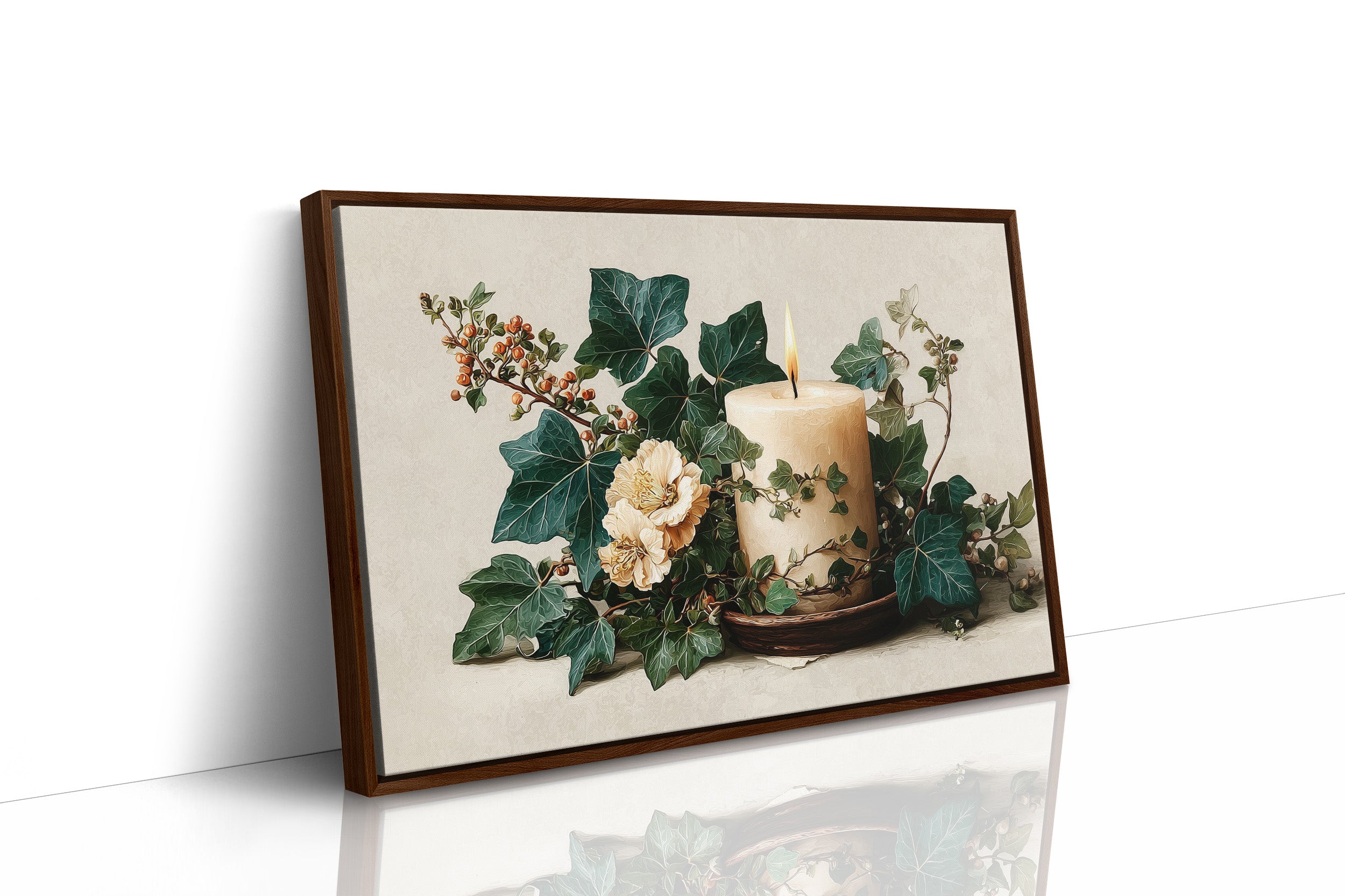 Candlelight Wrapped in Ivy