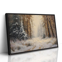 Winter Pines Hold Golden Memories