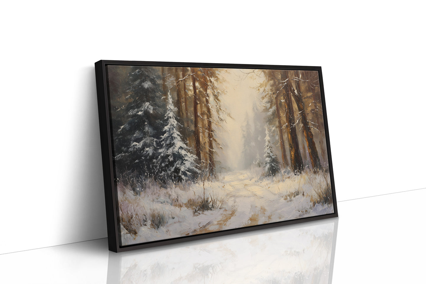 Winter Pines Hold Golden Memories