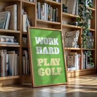 Life Balances On Green Fairways