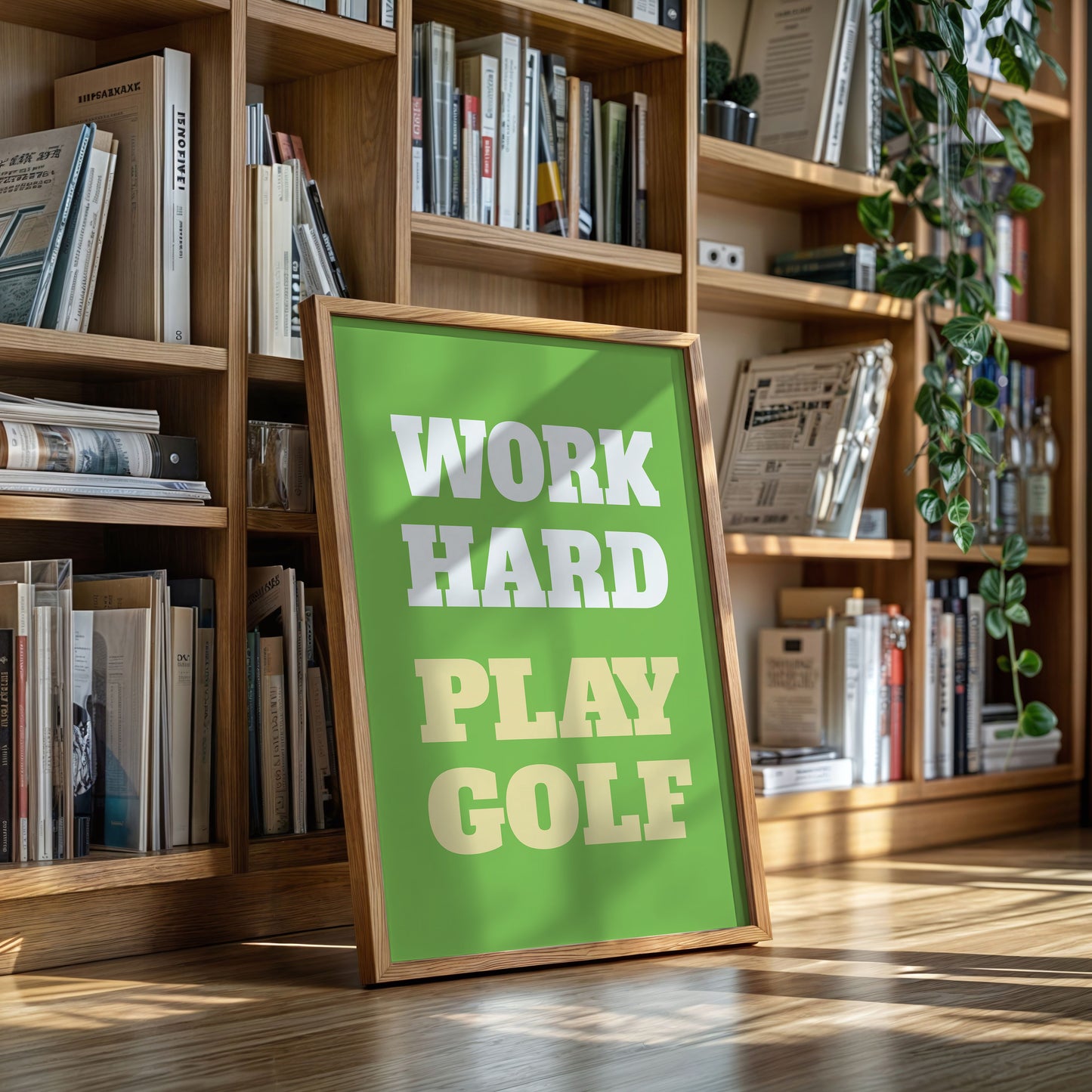 Life Balances On Green Fairways