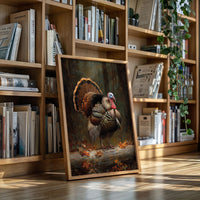 Autumn's Wild Turkey Stands Proud