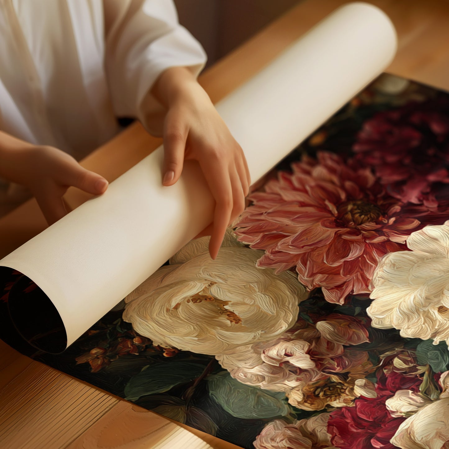 Petals Paint Stories In Darkness