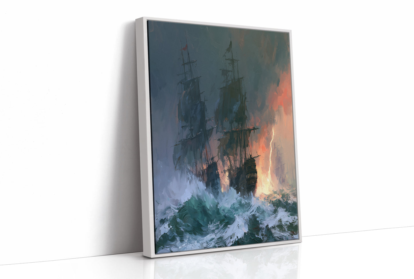 Ship Weathering the Storm