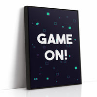 Game On Neon Gamer Art