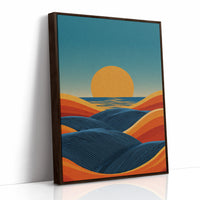 Sunset Over Rolling Dunes
