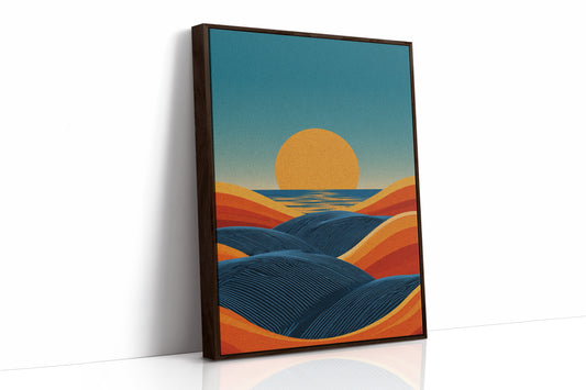 Sunset Over Rolling Dunes