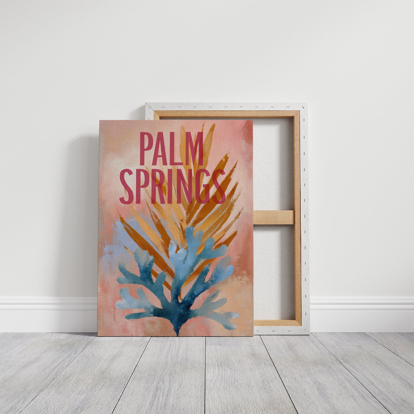 Desert Oasis Beckons In Coral Haze