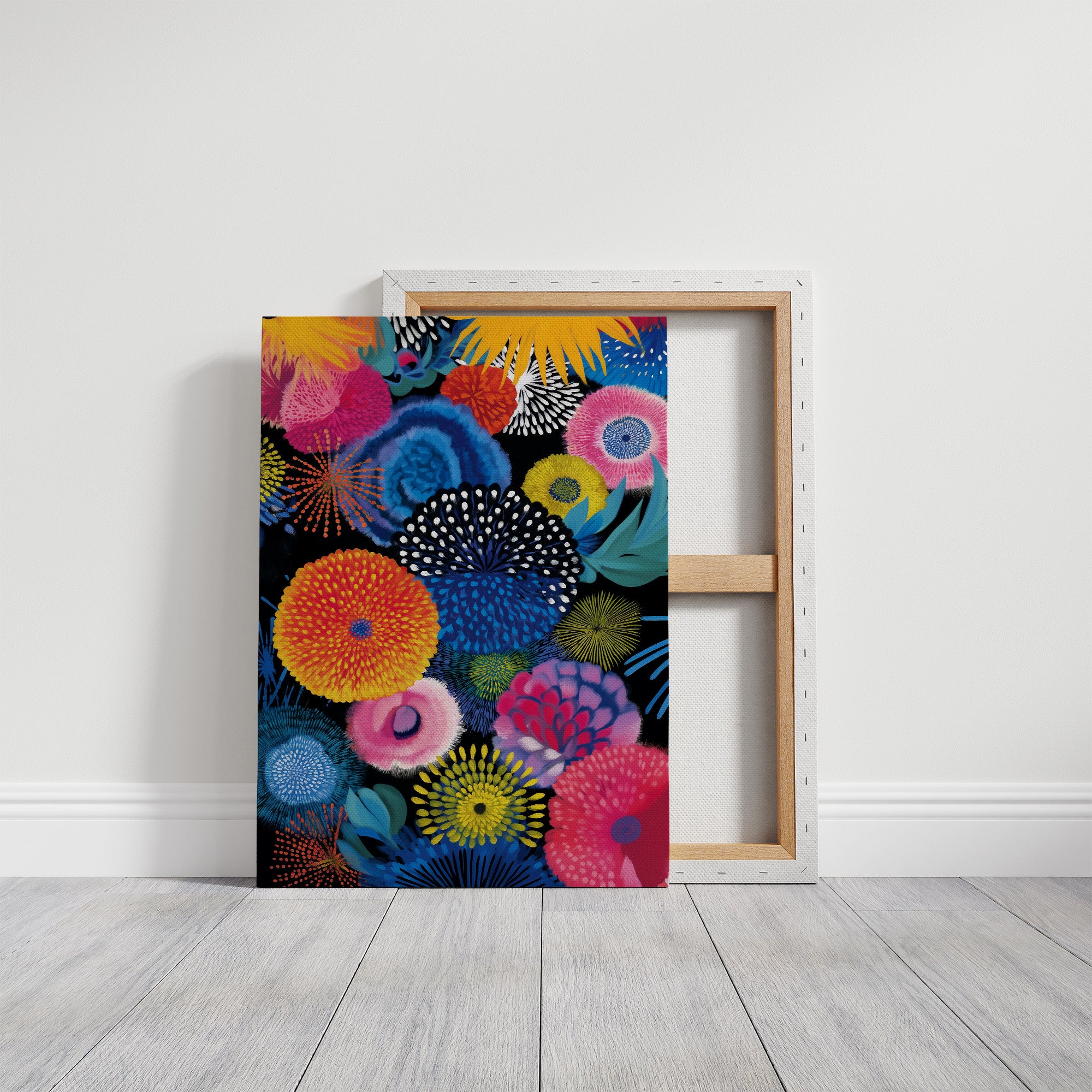 Tropical Blooms Dance At Midnight