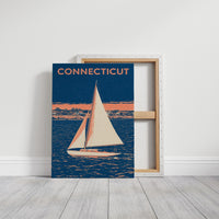 Coastal Sailboat Night Duotone