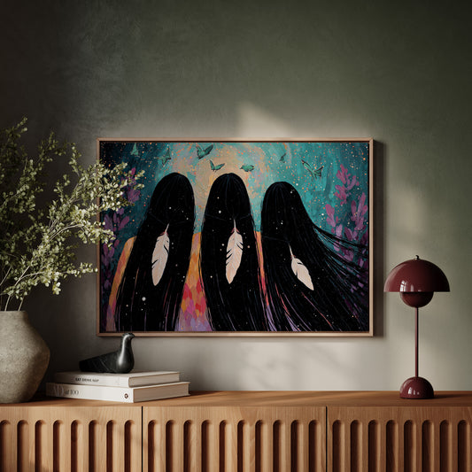 Sacred Feathers Dance With Butterflies