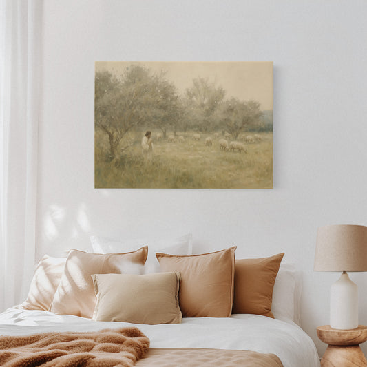 Shepherd Among the Blossoming Grove