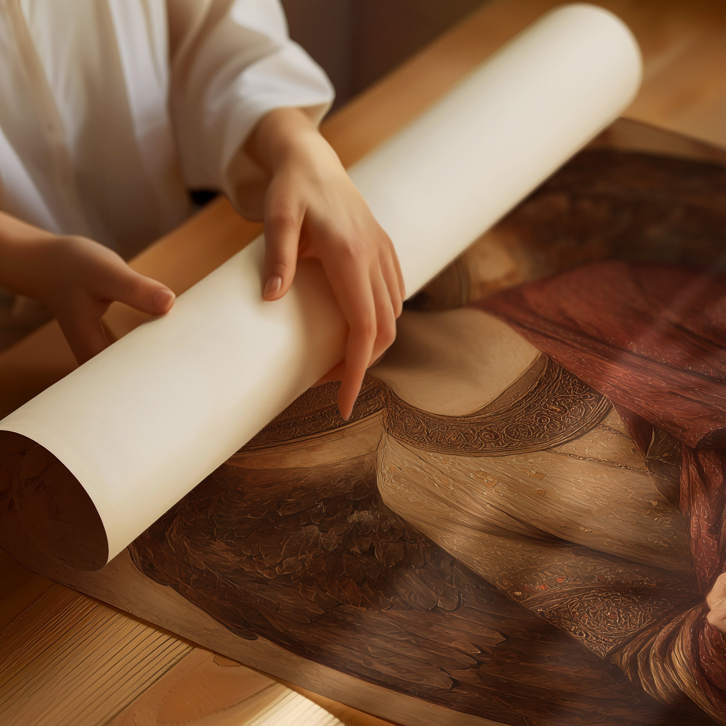 Sacred Art On Morning Wood