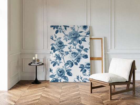Cerulean Blooms in Quiet Spaces