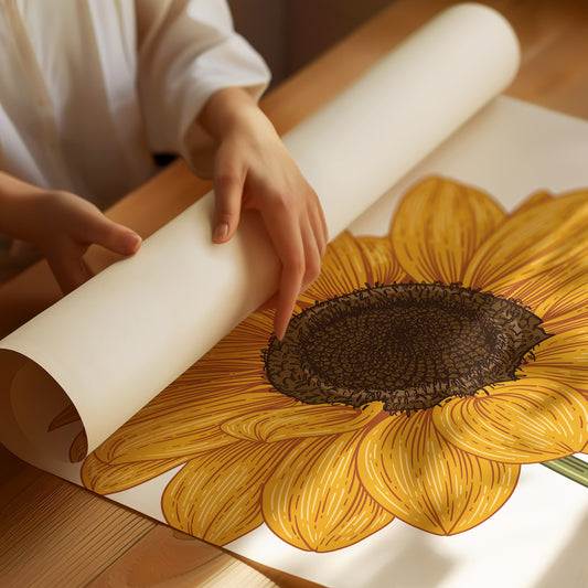 Golden Petals Paint Summer's Portrait