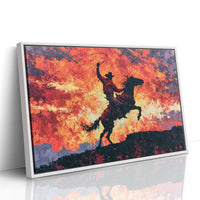 Lasso Under a Burning Sky