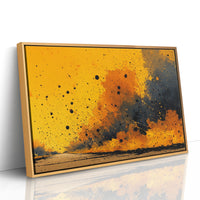 Golden Storm Abstract