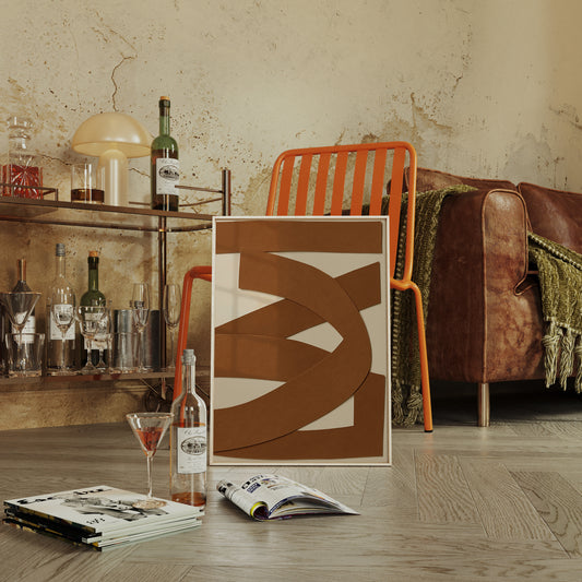 Terracotta Ribbons Weave Modern Tales