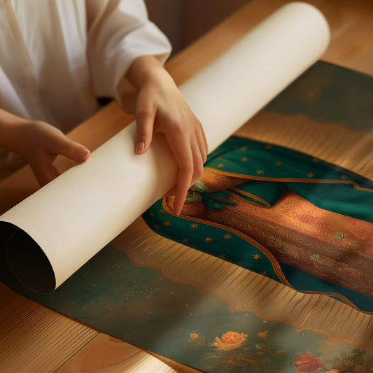 Sacred Glow Among Rose Gardens