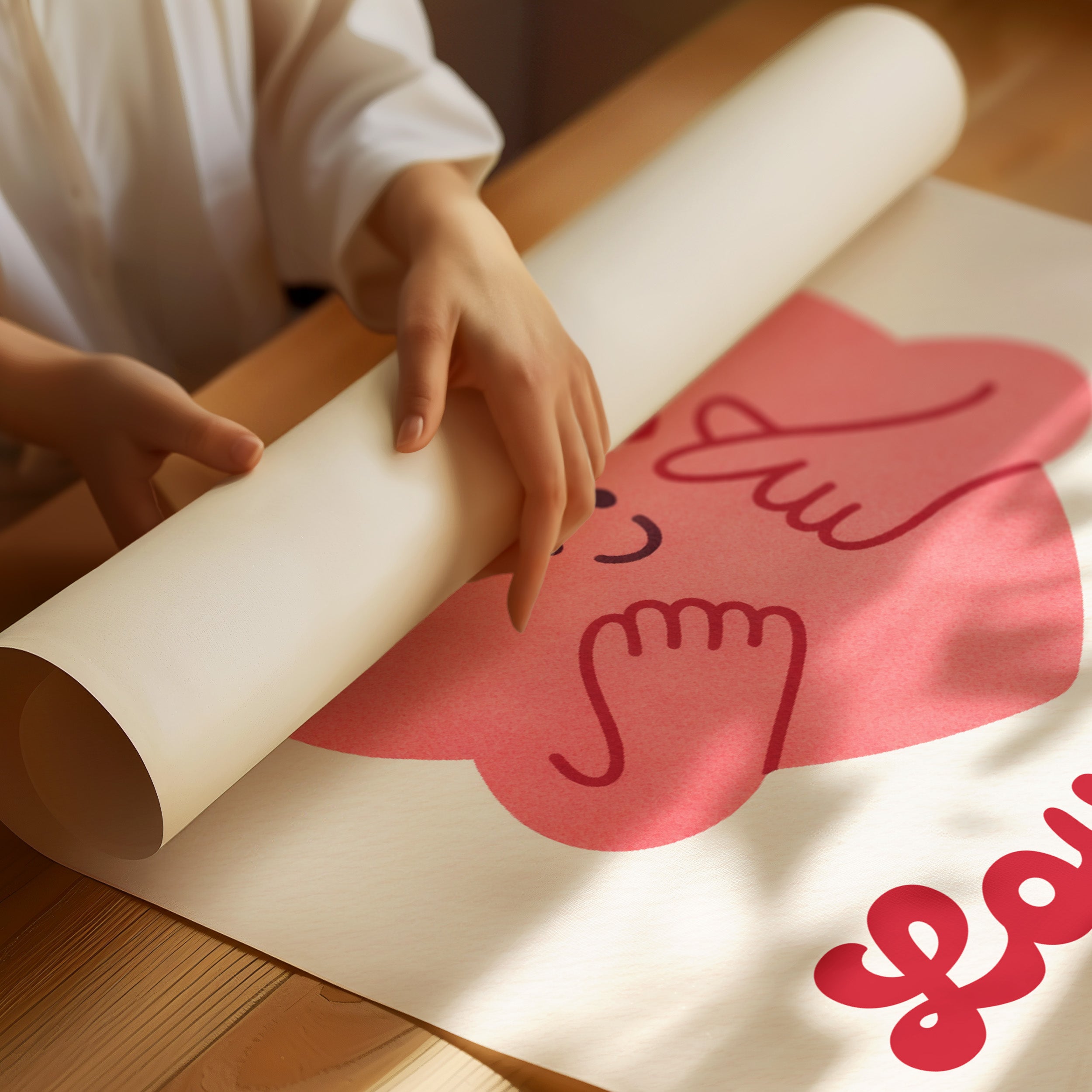 Embracing Hearts Spread Divine Message