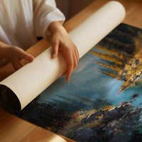 Peaks Paint Gold On Alpine Waters