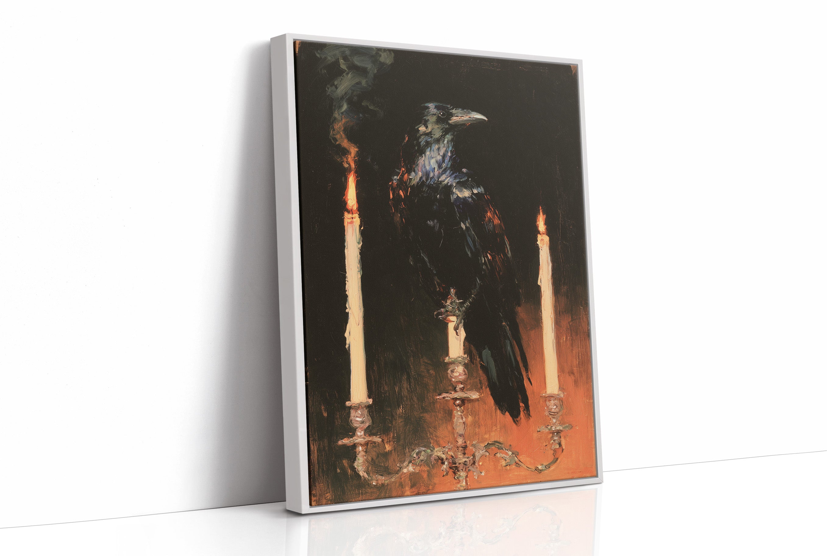 The Raven's Candlelit Perch