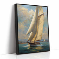 Sails Catch Afternoon's Golden Promise