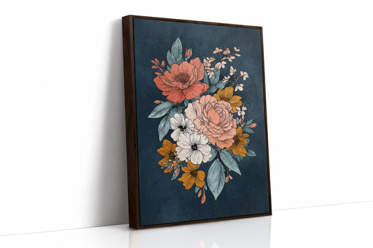 Bouquet Beneath a Midnight Sky