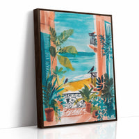 Balcony Echoes of Sunlit Shores