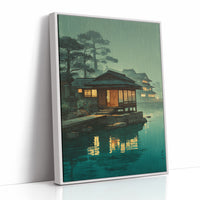 Lanterns Float On Emerald Waters