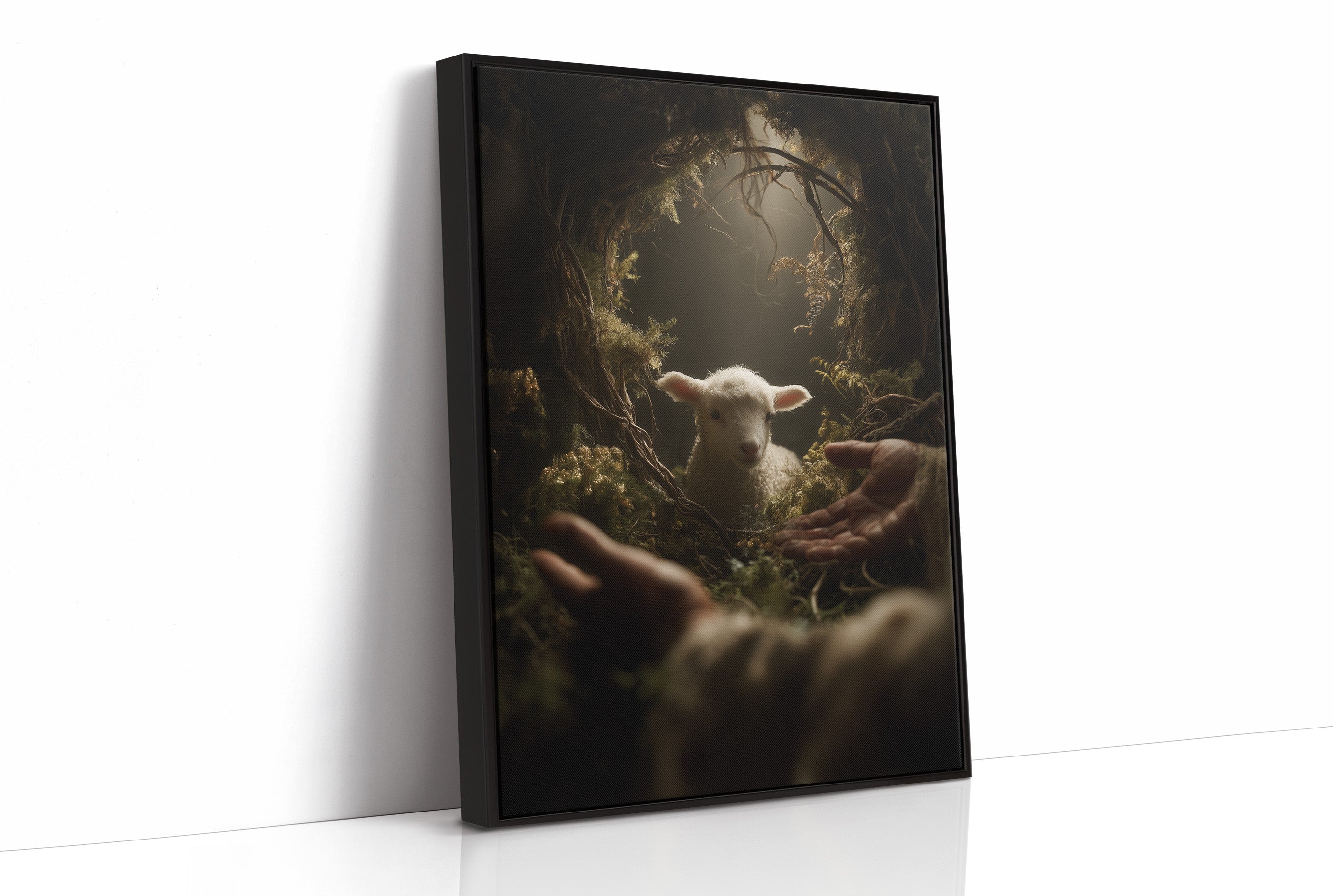 Innocence Nestled In Forest Hollow