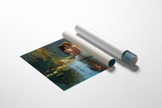 Tender Waters Among Lily Blooms