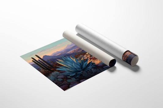 Blue Agave Greets Mountain Dawn