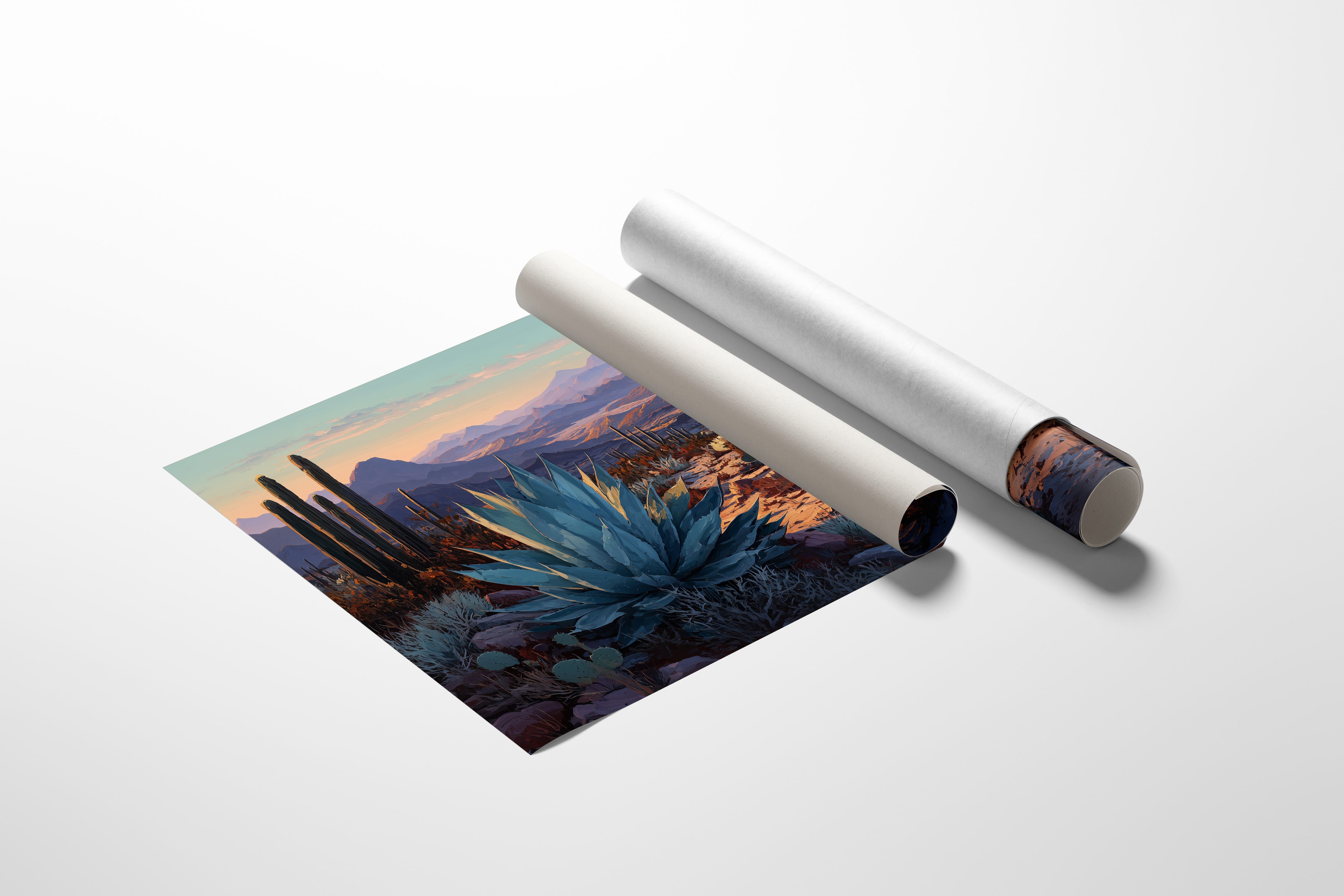 Blue Agave Greets Mountain Dawn
