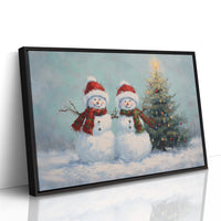 Snow Friends Share Christmas Magic Together