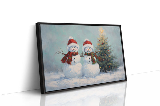 Snow Friends Share Christmas Magic Together
