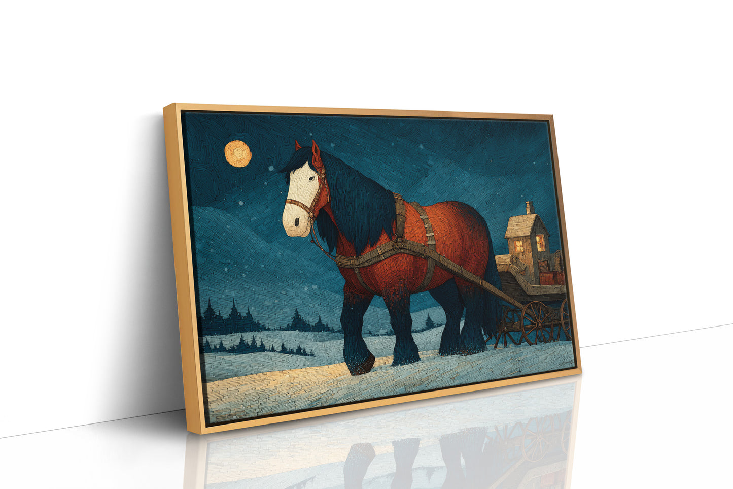 The Cart Horse's Moonlit Walk