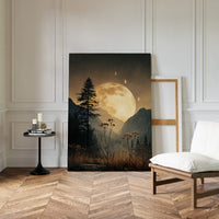 Moonlit Serenade Over Silent Valleys