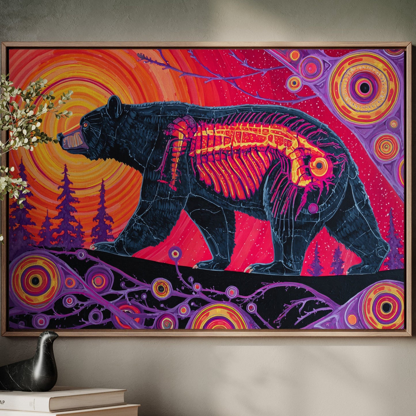 Spirit Bear's Inner Fire Glows