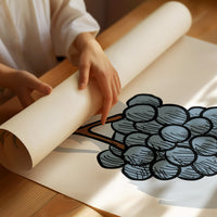 Vineyard Sketches In Steel Blue