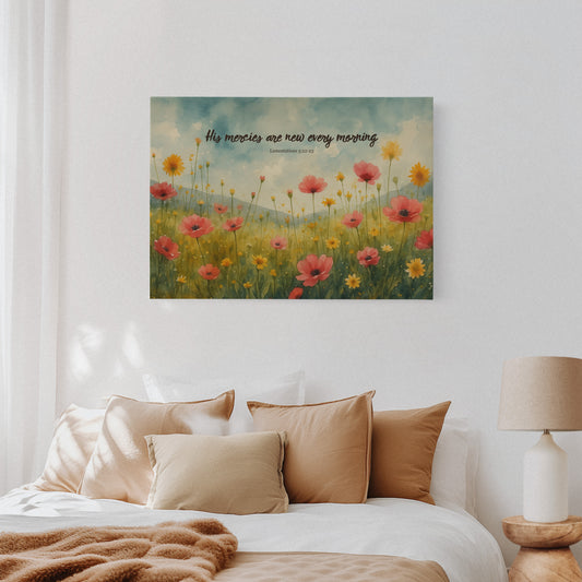 New Every Morning Wildflower Sunrise
