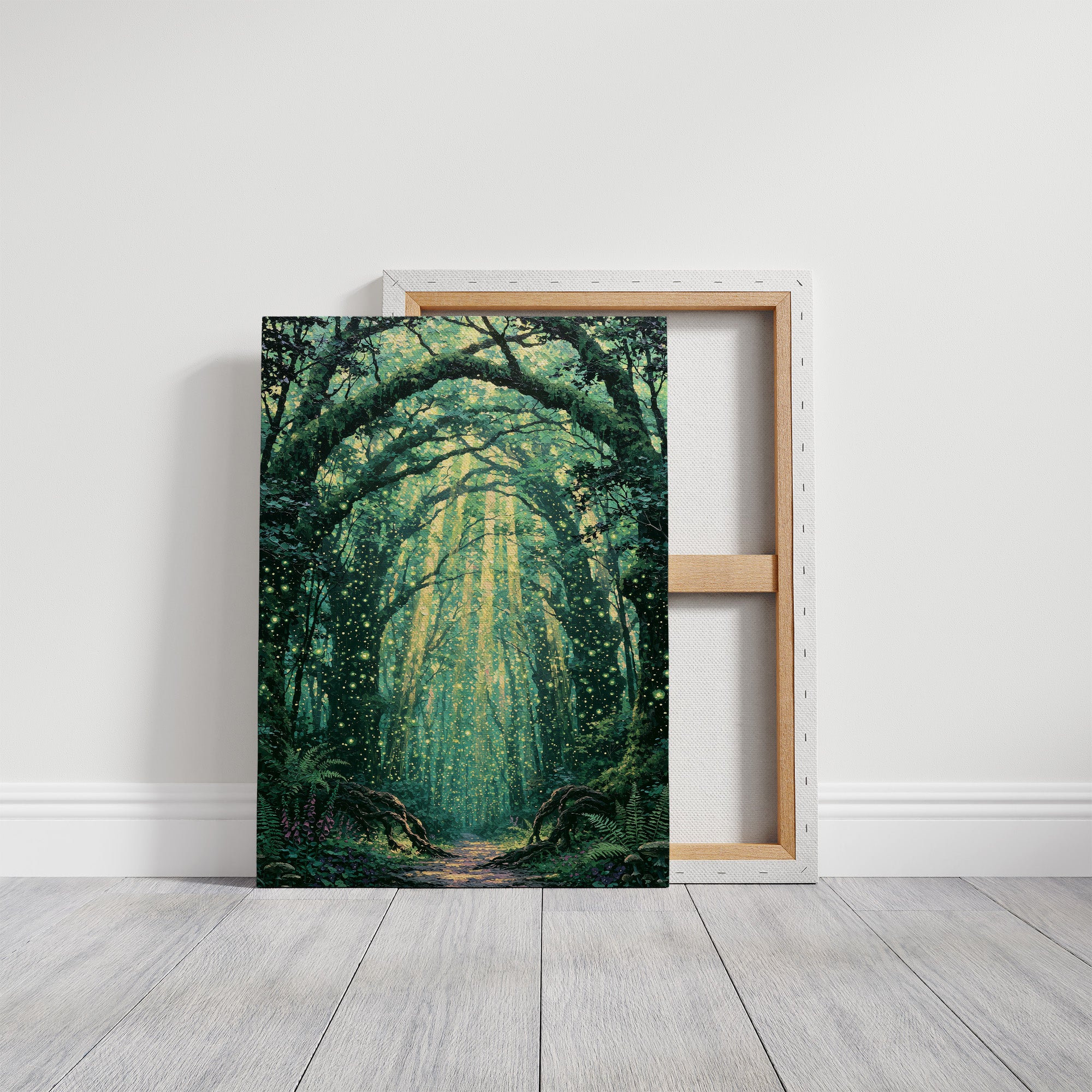 Fireflies Down the Forest Path