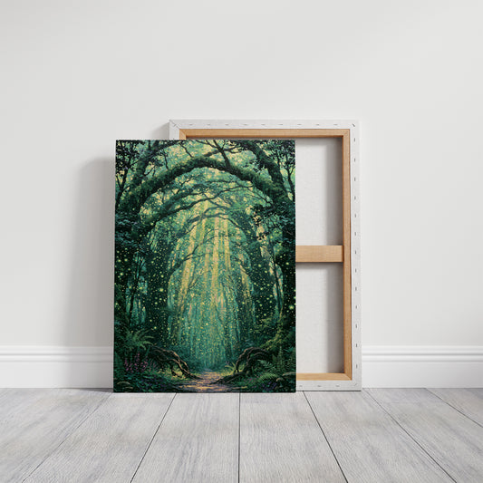 Fireflies Down the Forest Path