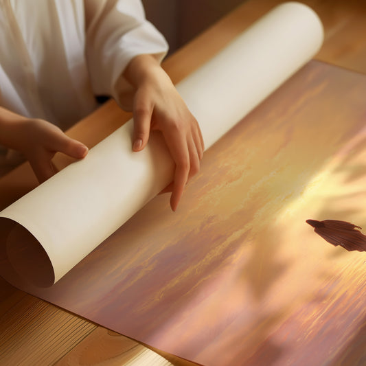 Solitary Path Into Golden Waters