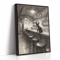 Beneath The Bar's Gentle Glow
