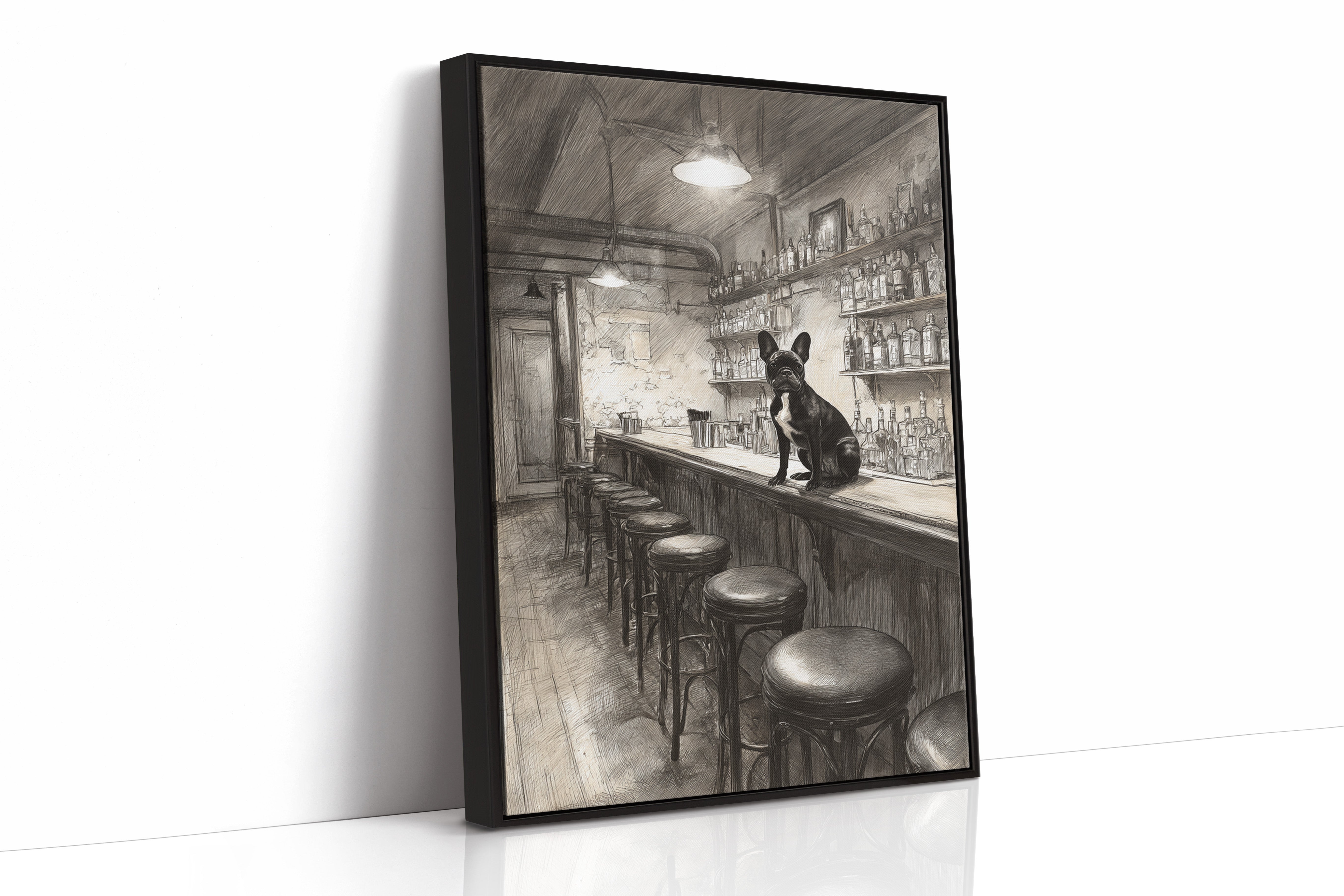Beneath The Bar's Gentle Glow