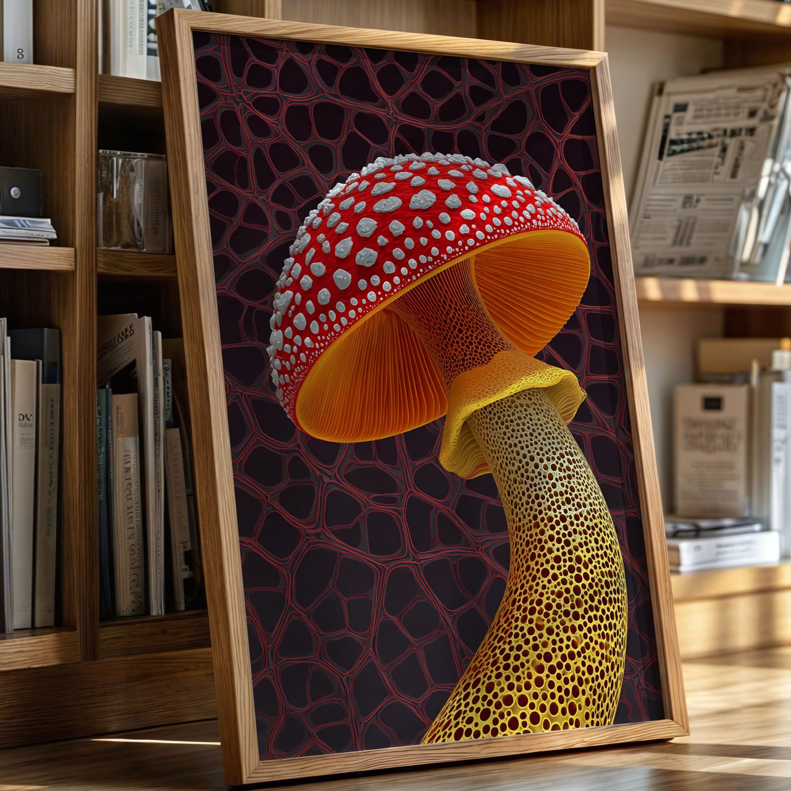 The Enchanted Fungi's Glow