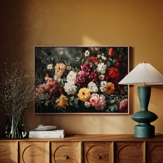 Blooms Dance In Velvet Darkness